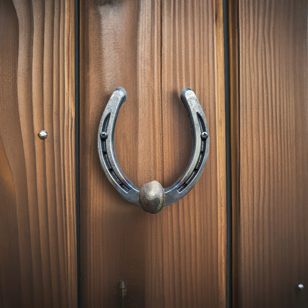 Railroad Spike Horseshoe Hook- hind