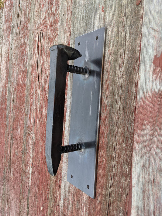 Railroad Spike Barn Door Handle- 2 1/2"