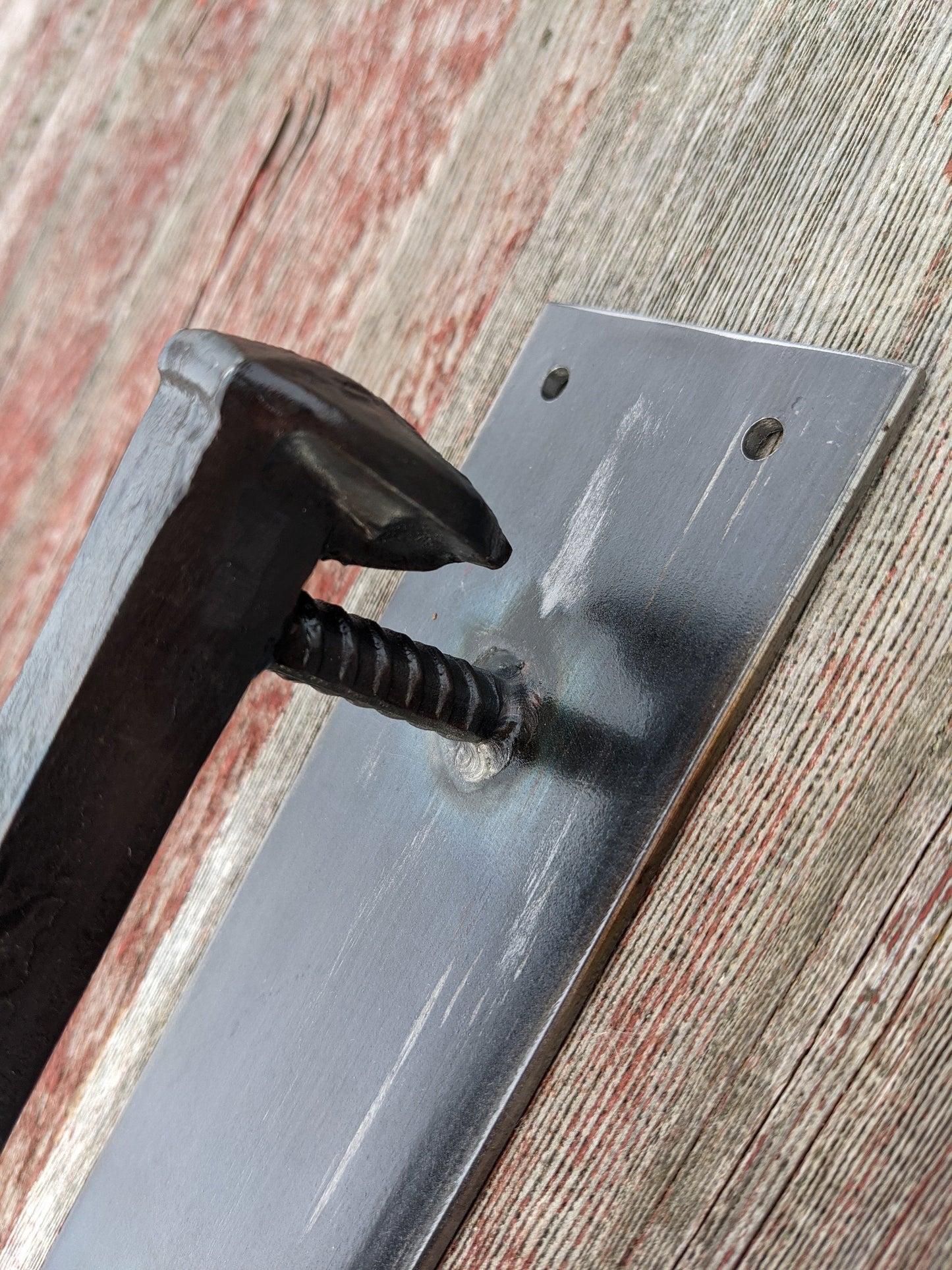 Railroad Spike Barn Door Handle- 2 1/2"